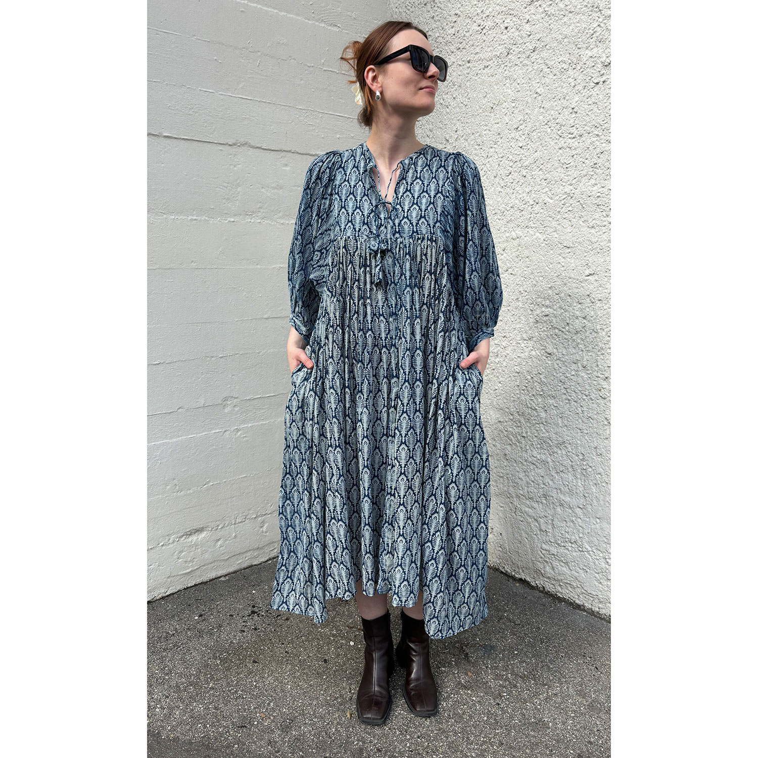 Doi Midi Kleid Indigo