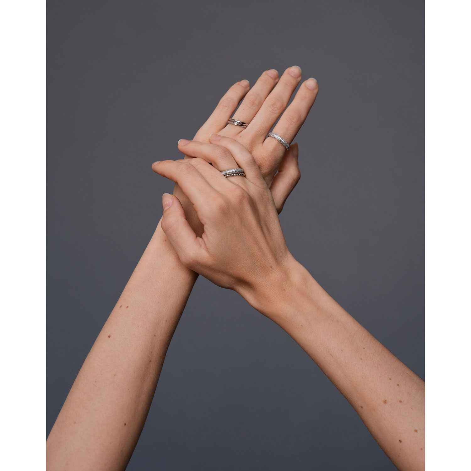 Philippa Studios Dome Slim Pave Philippa Studios Ring Silber Model