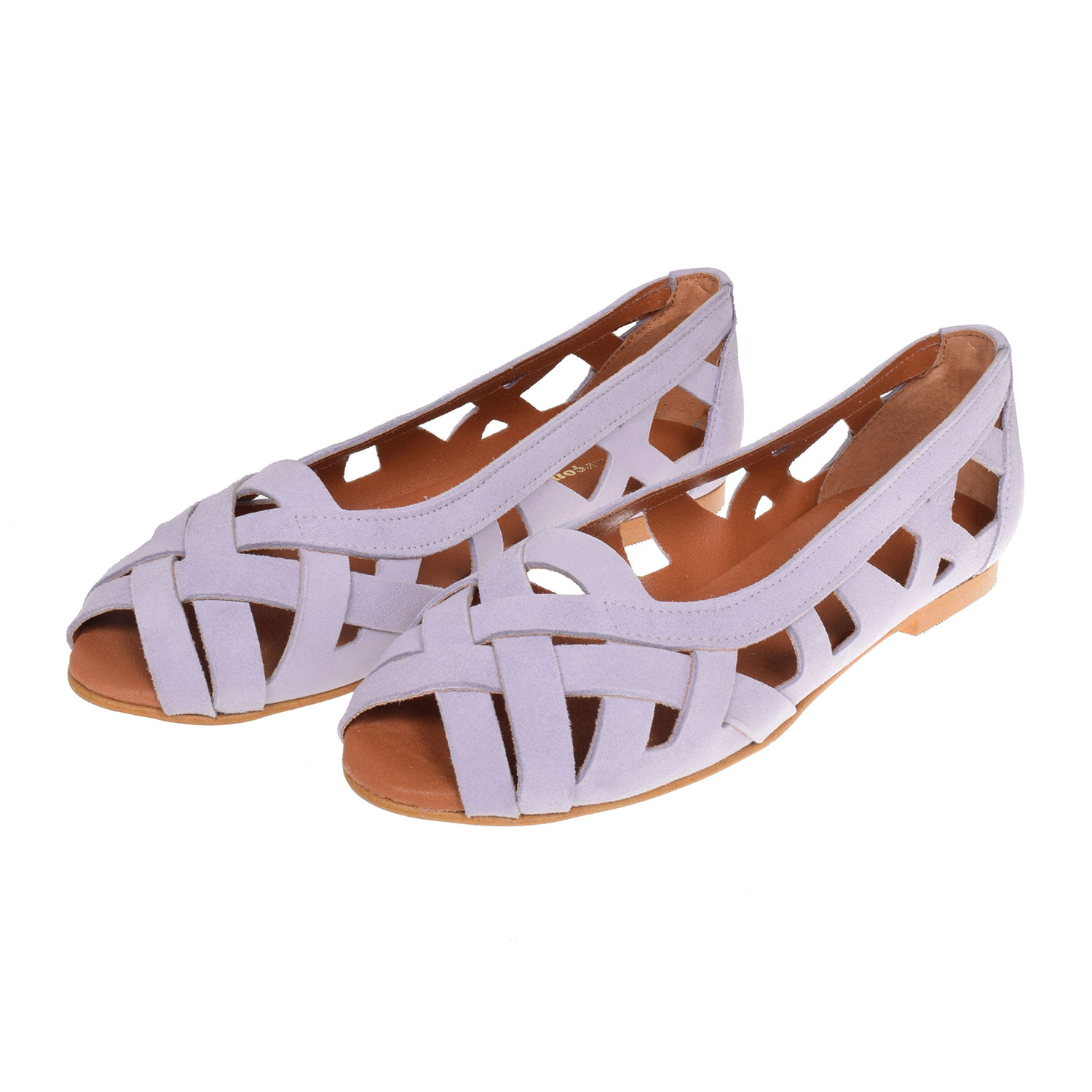 La Garçonne Doreen La Garçonne Sandalen Lila vorne