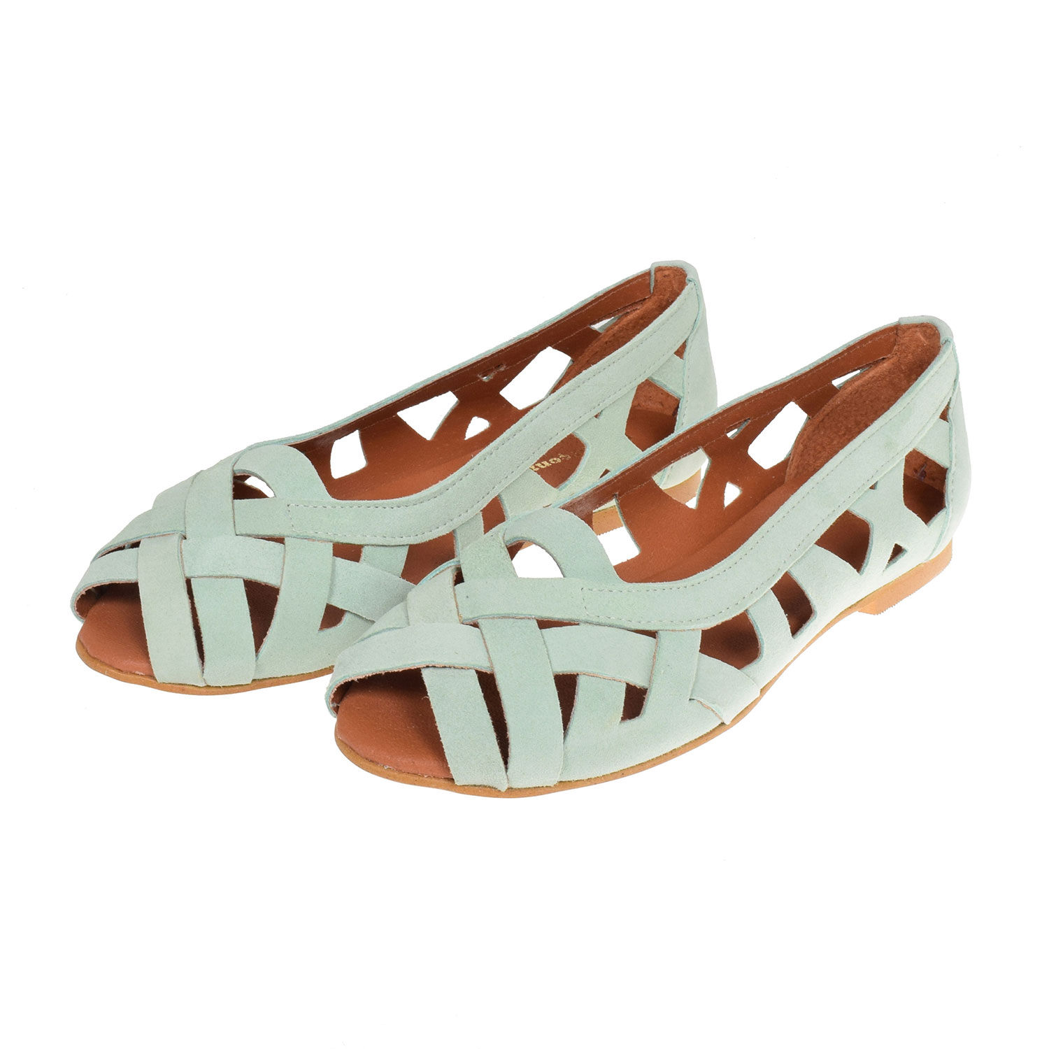 La Garçonne Doreen La Garçonne Sandalen mintgrün vorne