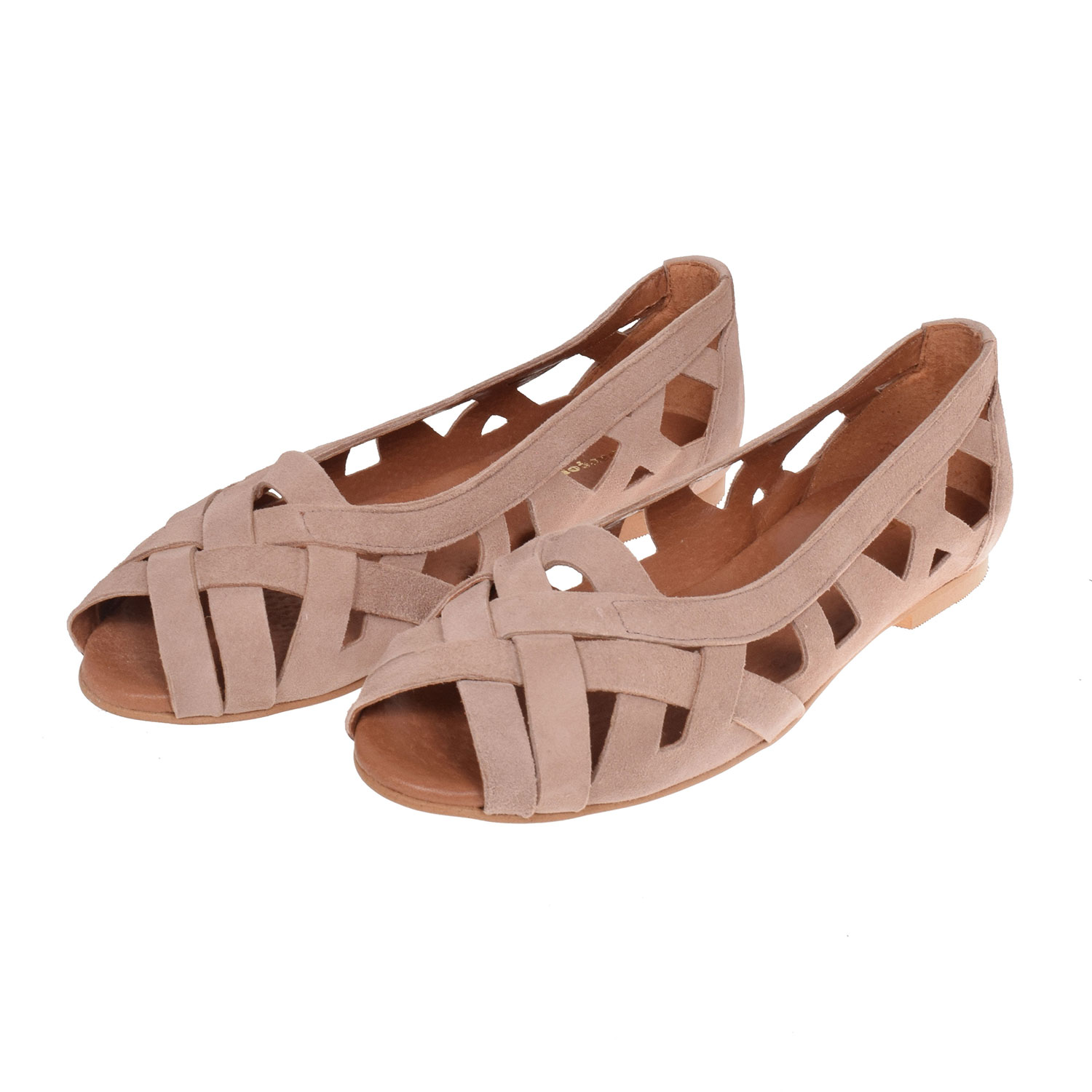 La Garçonne Doreen La Garçonne Sandalen Taupe vorne