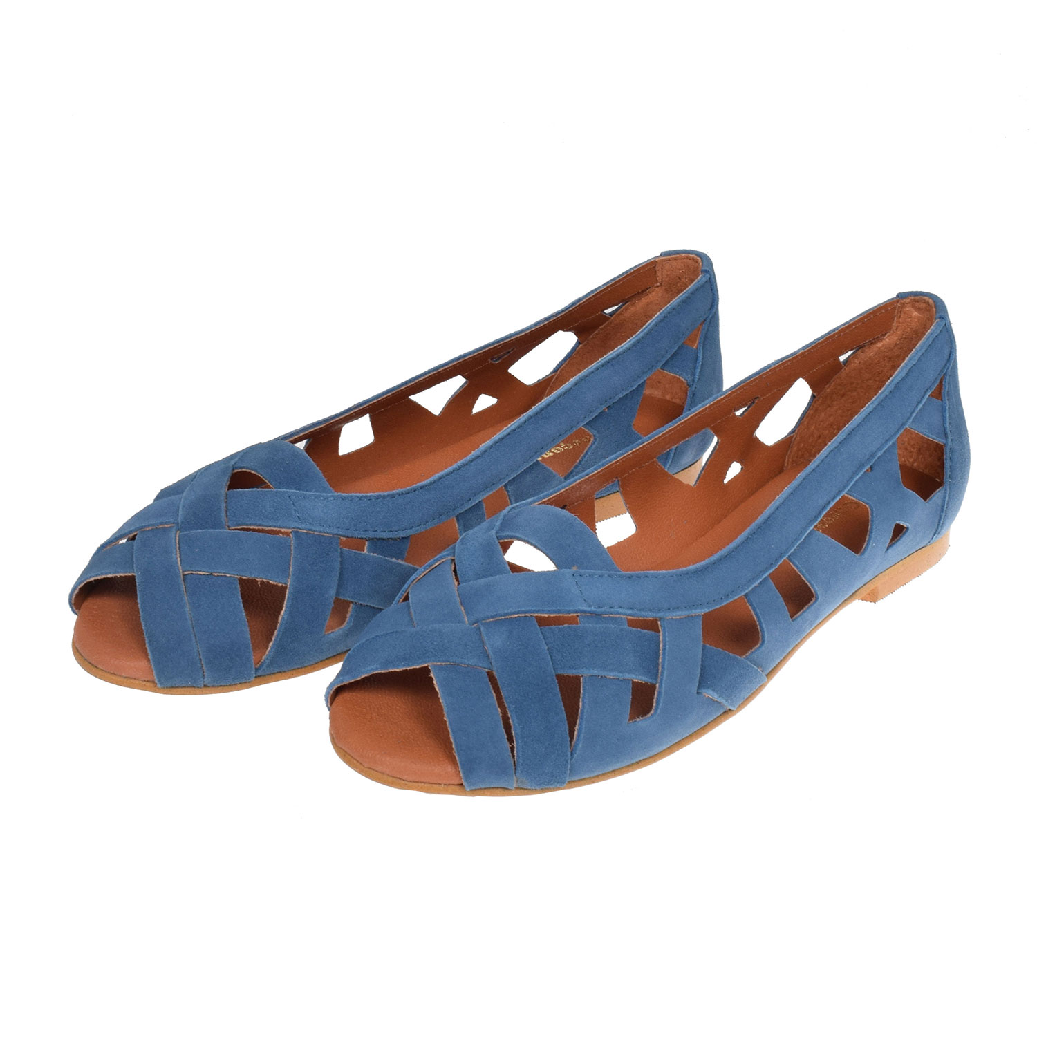 La Garçonne Doreen La Garçonne Sandalen Blau vorne