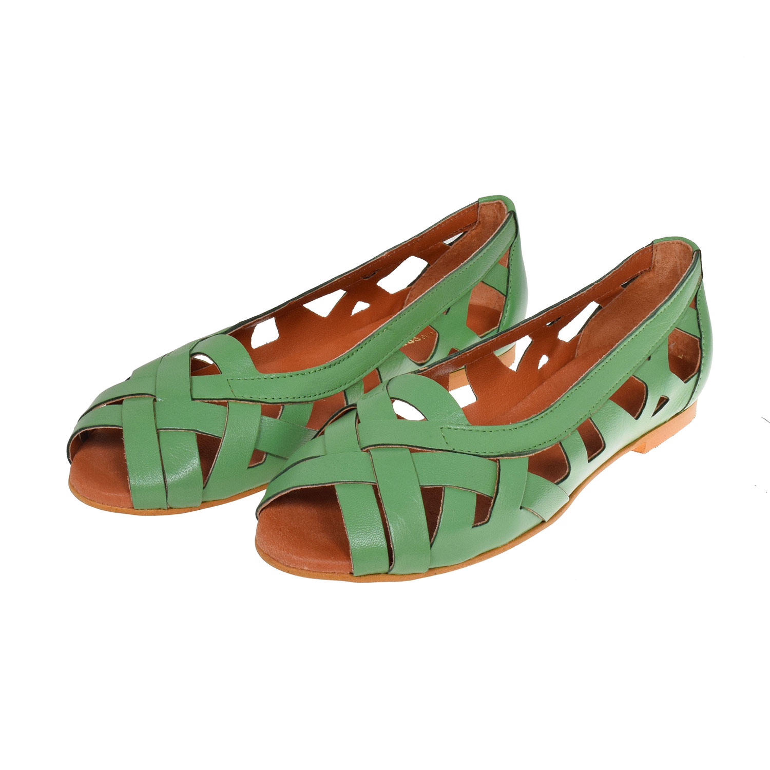 La Garçonne Doreen La Garçonne Sandalen Grün vorne