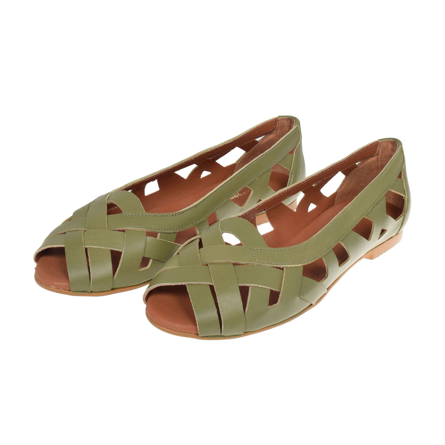 La Garçonne Doreen La Garçonne Sandale Olivegrün vorne