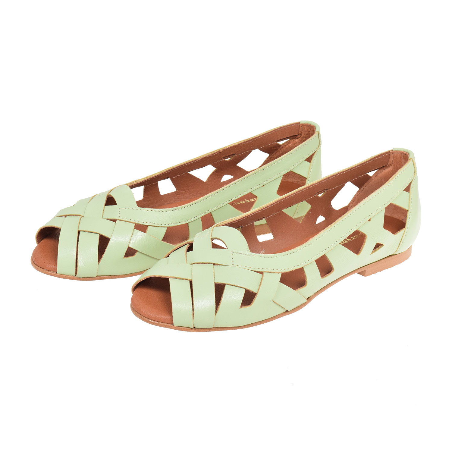 La Garçonne Doreen La Garçonne Sandale Mintgrün vorne