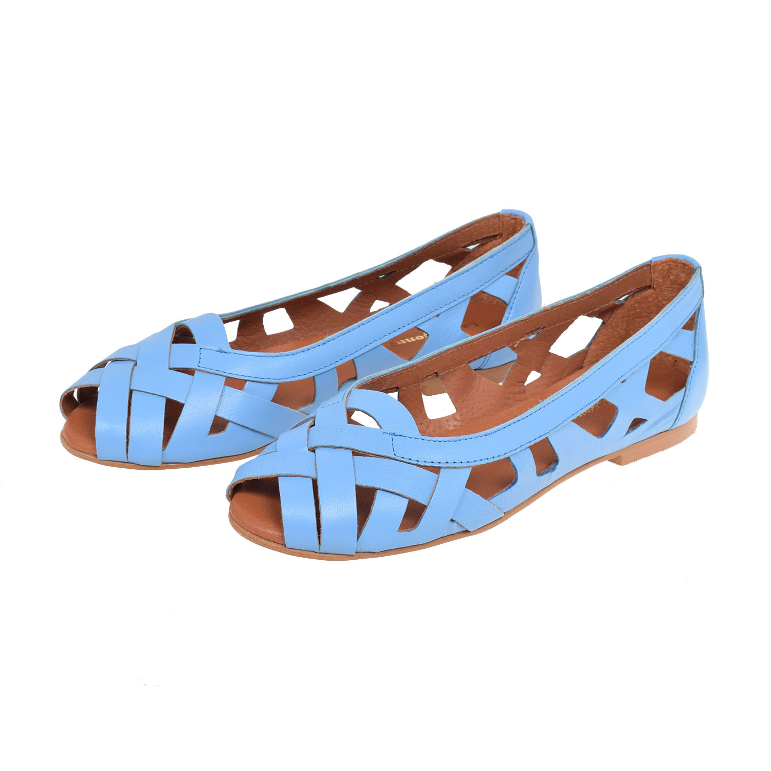 La Garçonne Doreen La Garçonne Sandalen Hellblau vorne