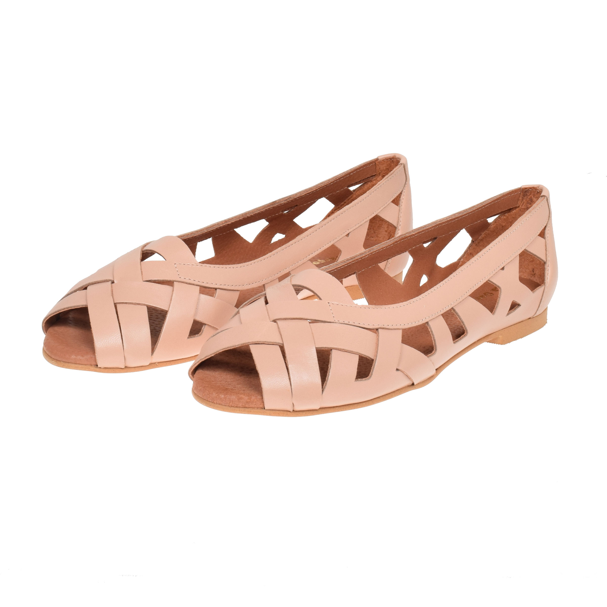 La Garçonne Doreen La Garçonne Sandalen Nude vorne