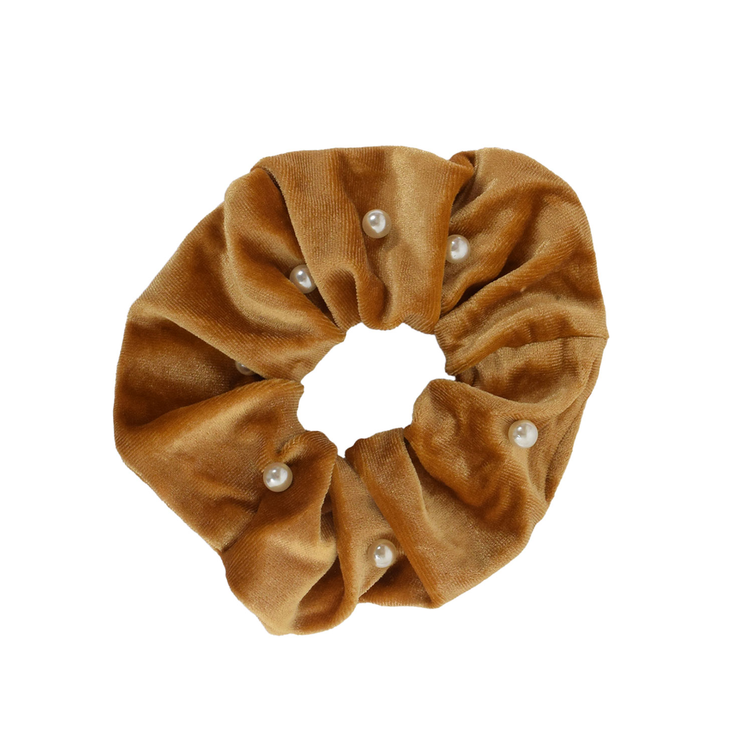 J'adore Doux Scrunchie Camel