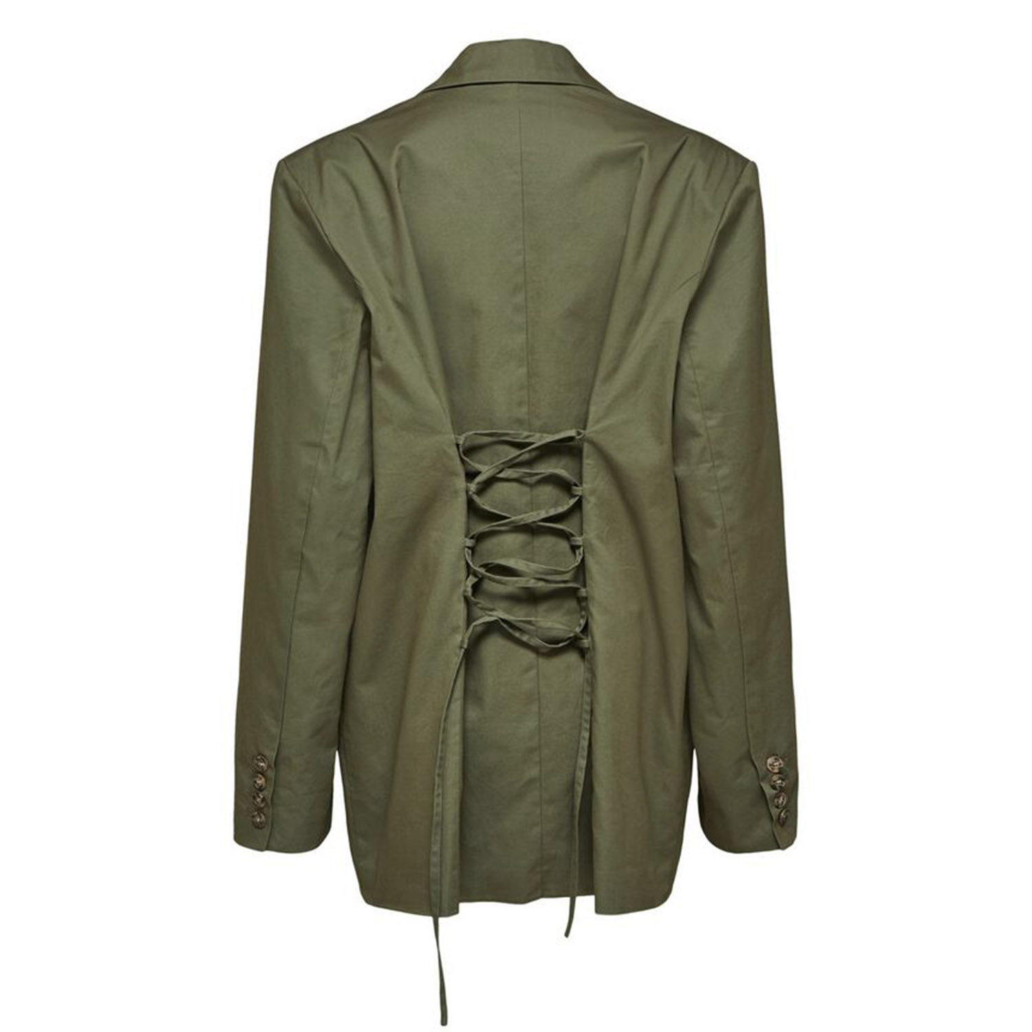 Selected Femme Drew Oversized Blazer Laurel Green