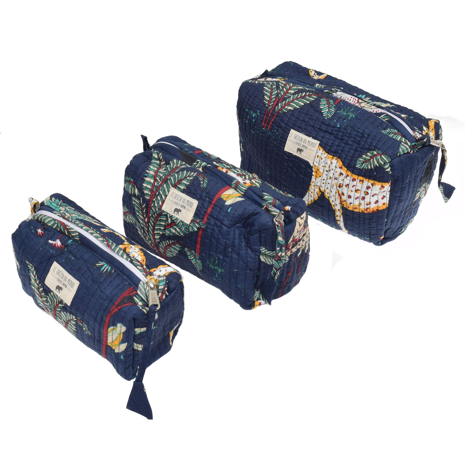 Le Trésor Du Monde Dschungel Medium Necessaire Dunkelblau