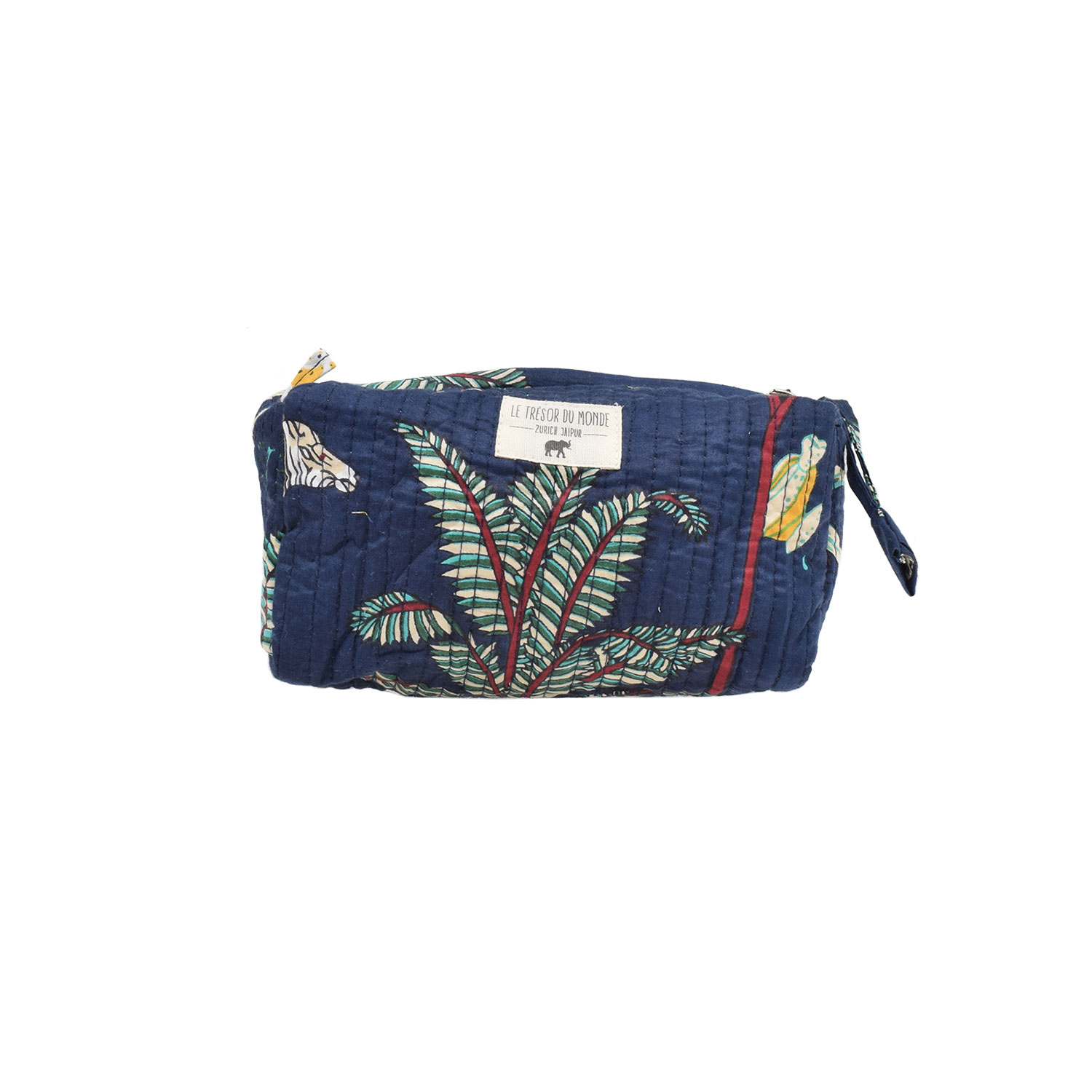 Dschungel Small Necessaire Dunkelblau