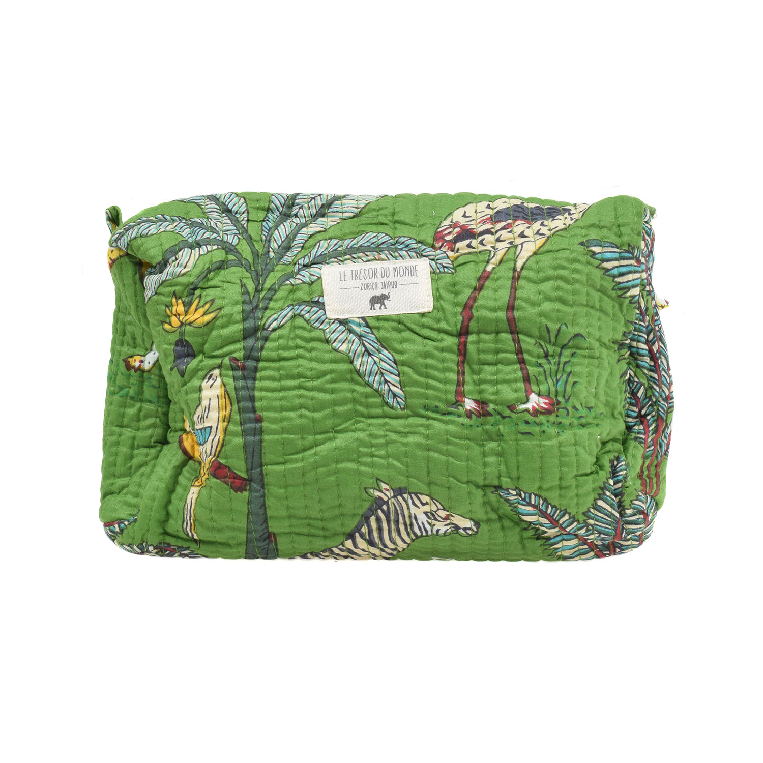 Dschungel Large Necessaire Grün