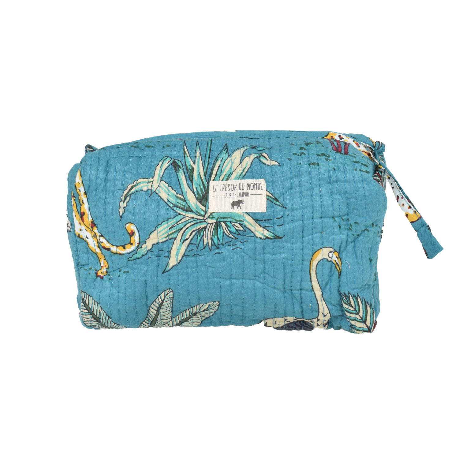 Le Trésor Du Monde Dschungel Large Necessaire Turquoise