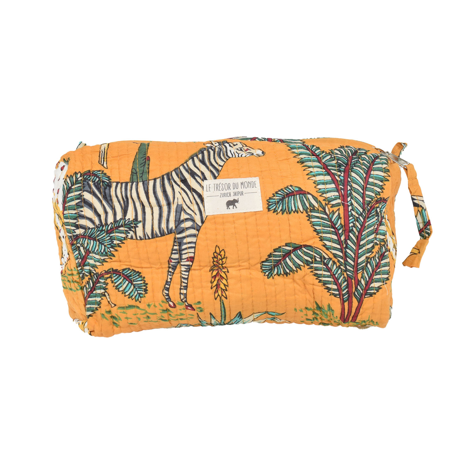 Le Trésor Du Monde Dschungel Large Necessaire Yellow