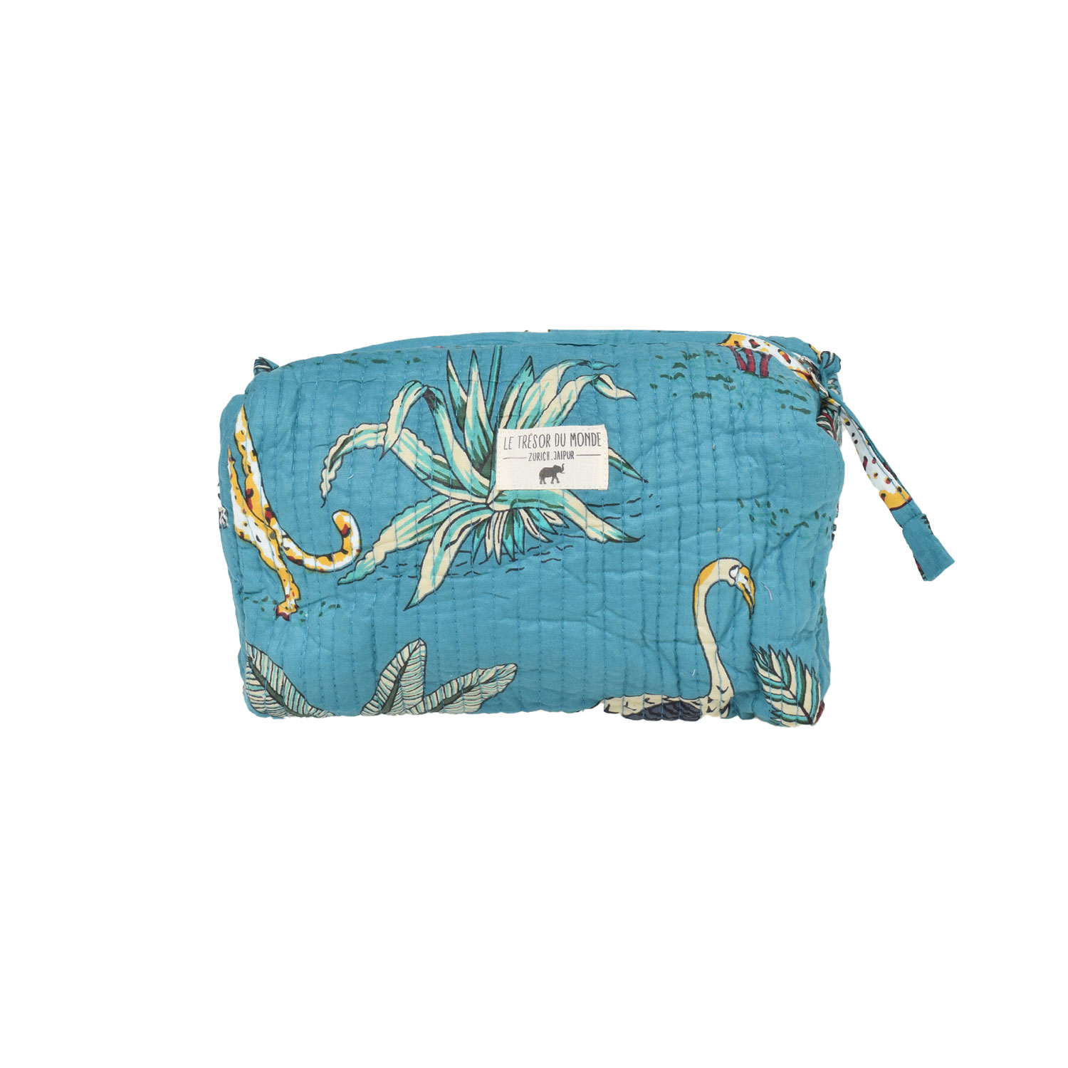 Dschungel Medium Necessaire Turquoise