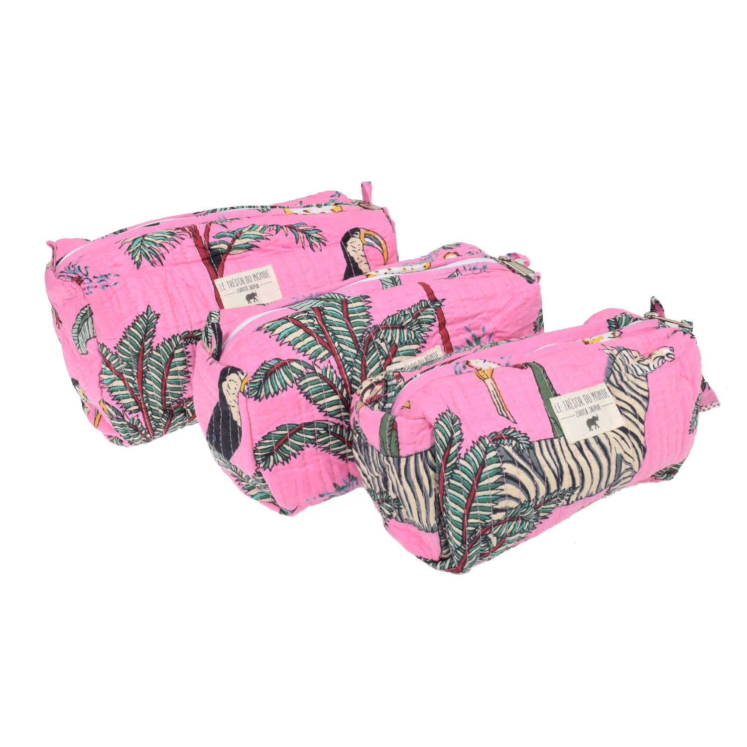 Le Trésor Du Monde Dschungel Medium Le Tresor Du Monde Necessaire Pink Set
