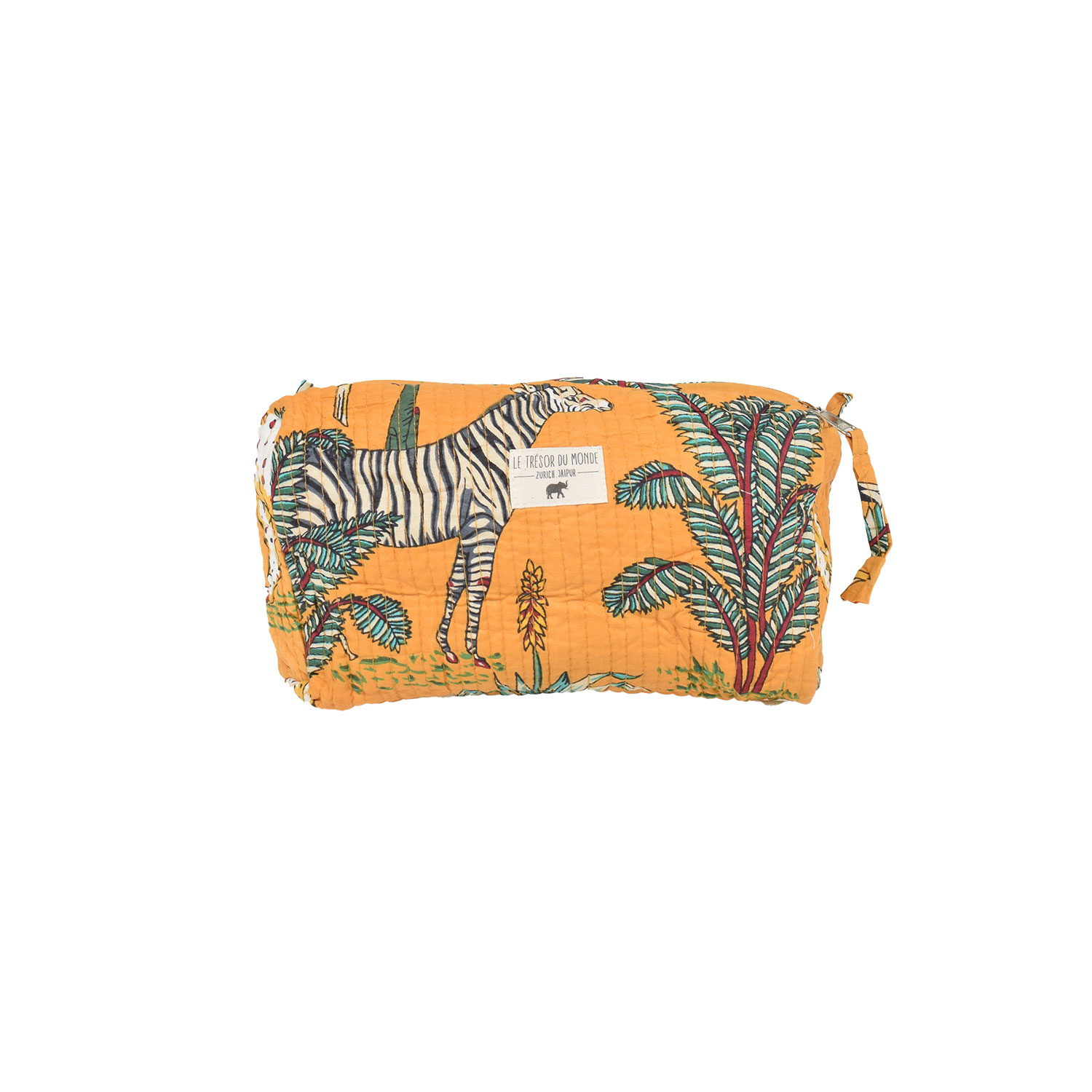 Le Trésor Du Monde Dschungel Small Necessaire Yellow