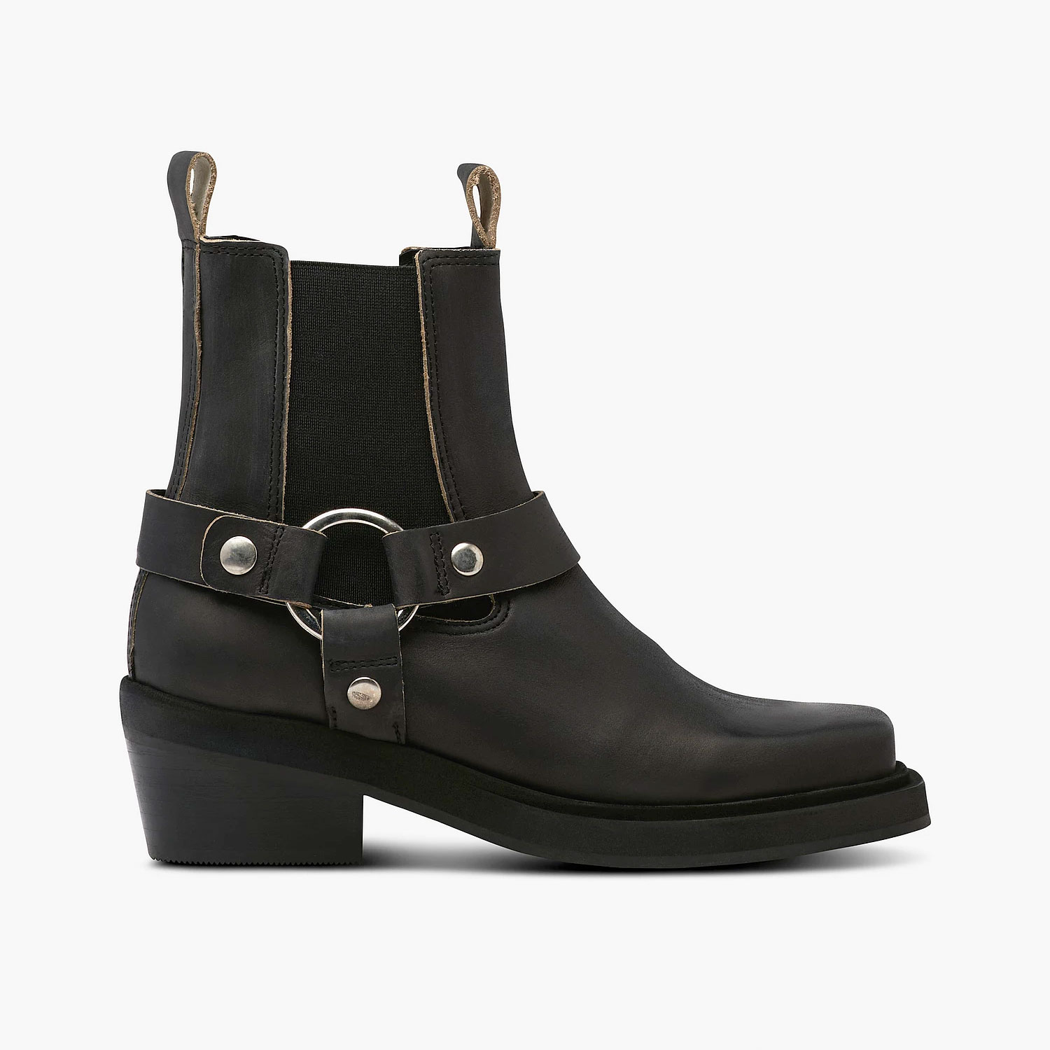 Pavement Dusty Buckle Boot Black Matte