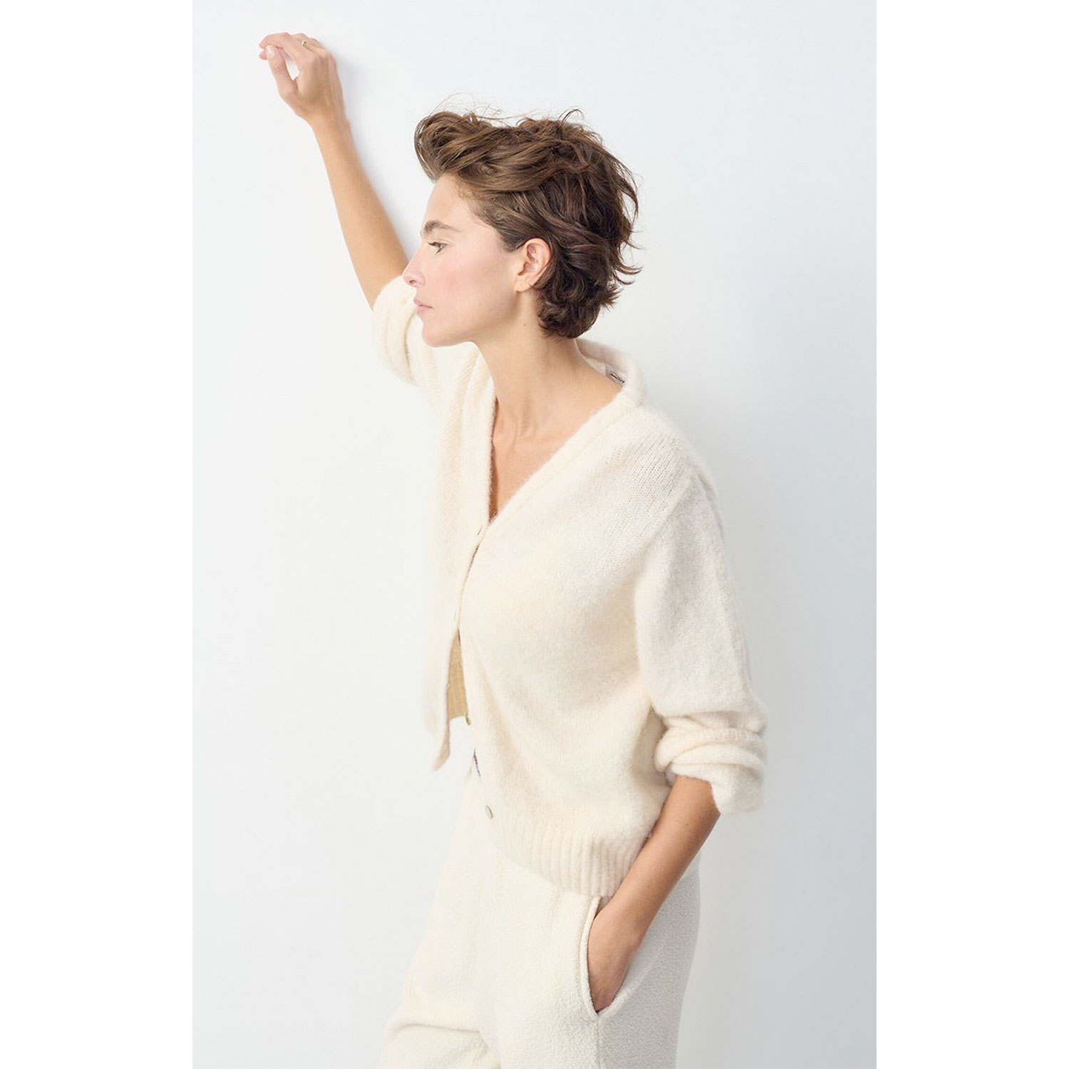 American Vintage East Cardigan Nacre Chine