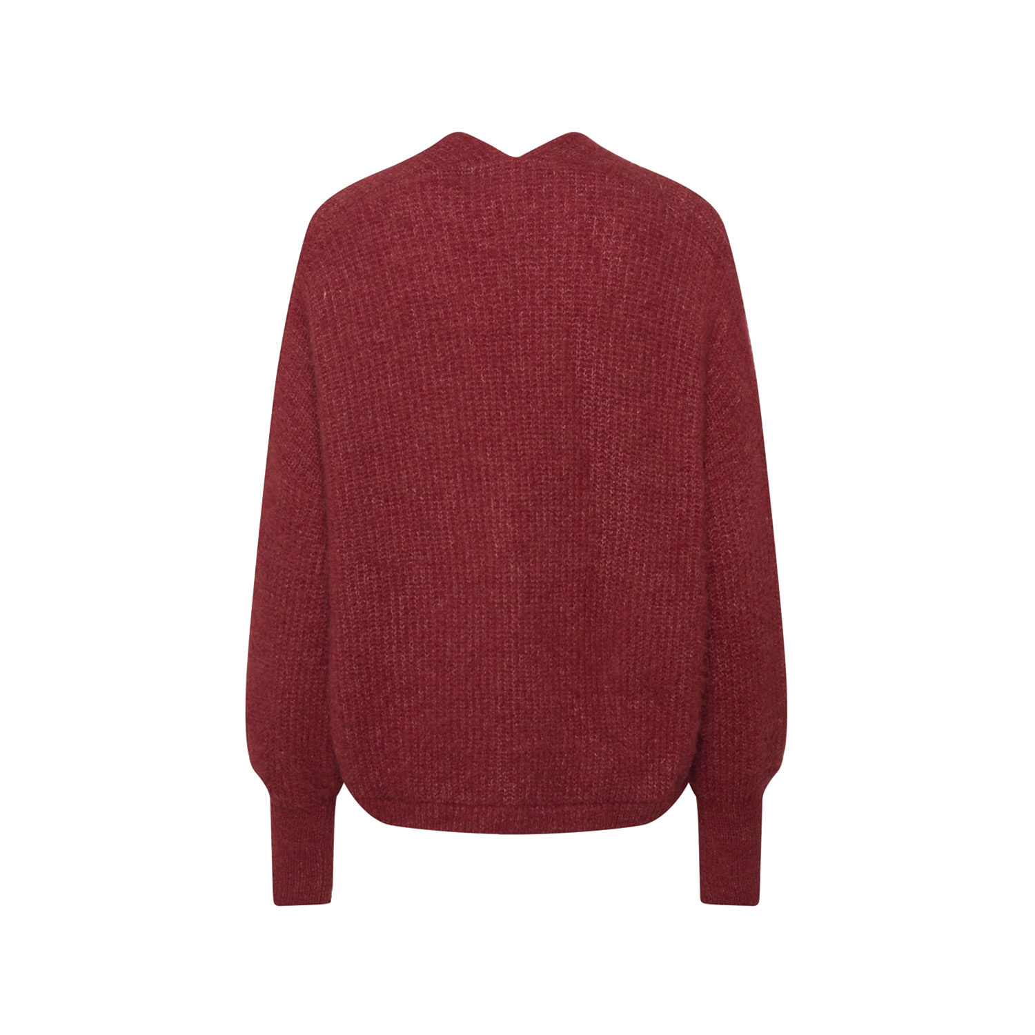 American Vintage East Cardigan in Bordeauxrot von American Vintage hinten