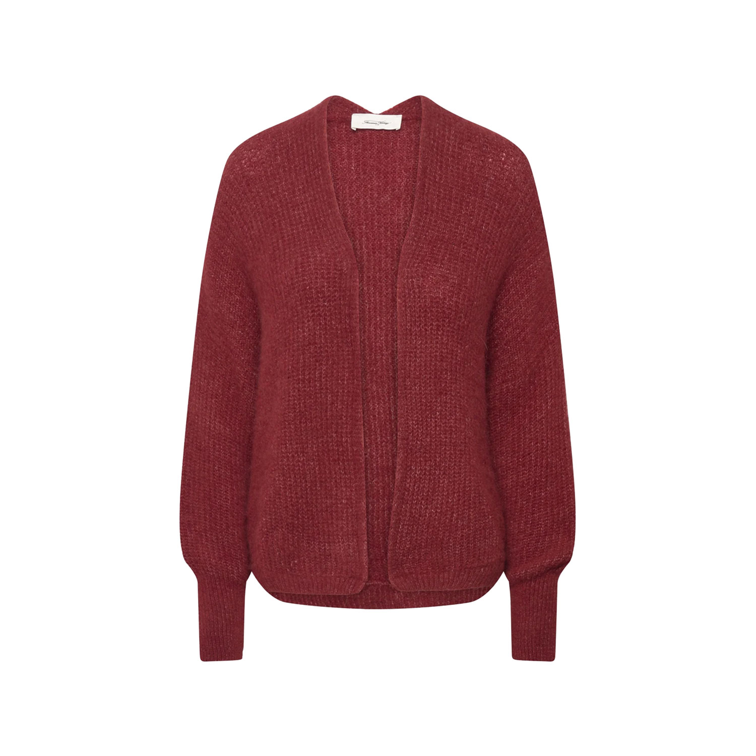 American Vintage East Cardigan in Bordeauxrot von American Vintage vorne