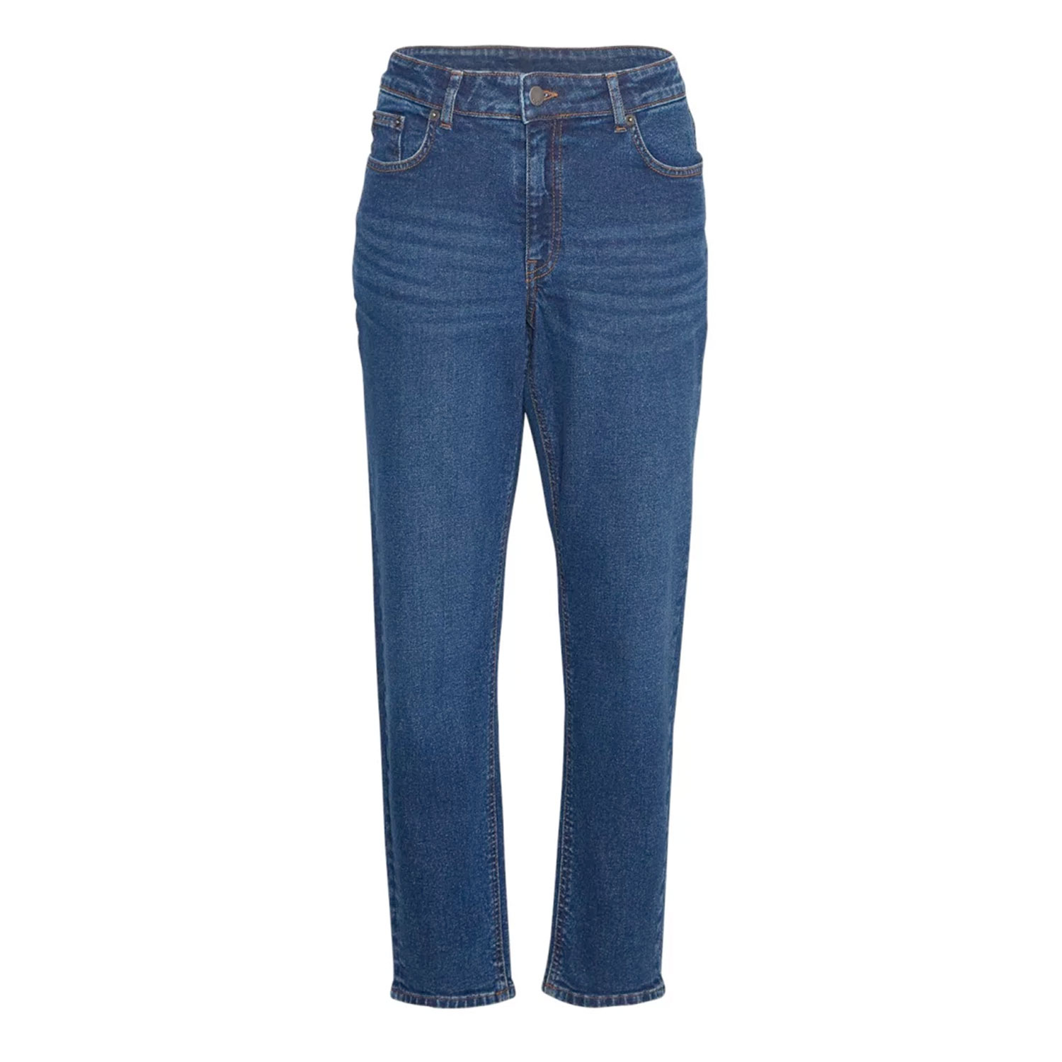 Evolet Rikka Ankle Jeans Mid Blue