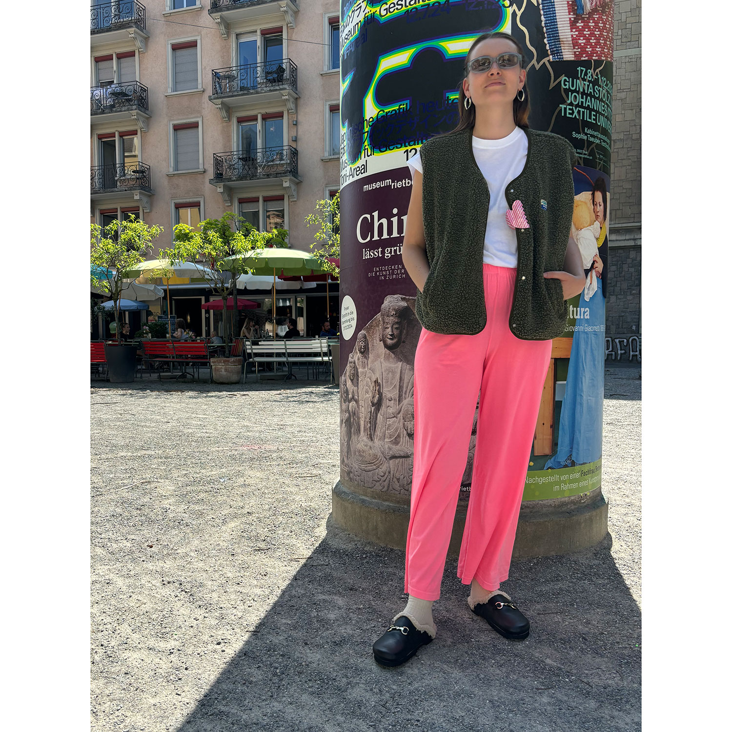 La Garçonne Elenora Mule Black Shamal