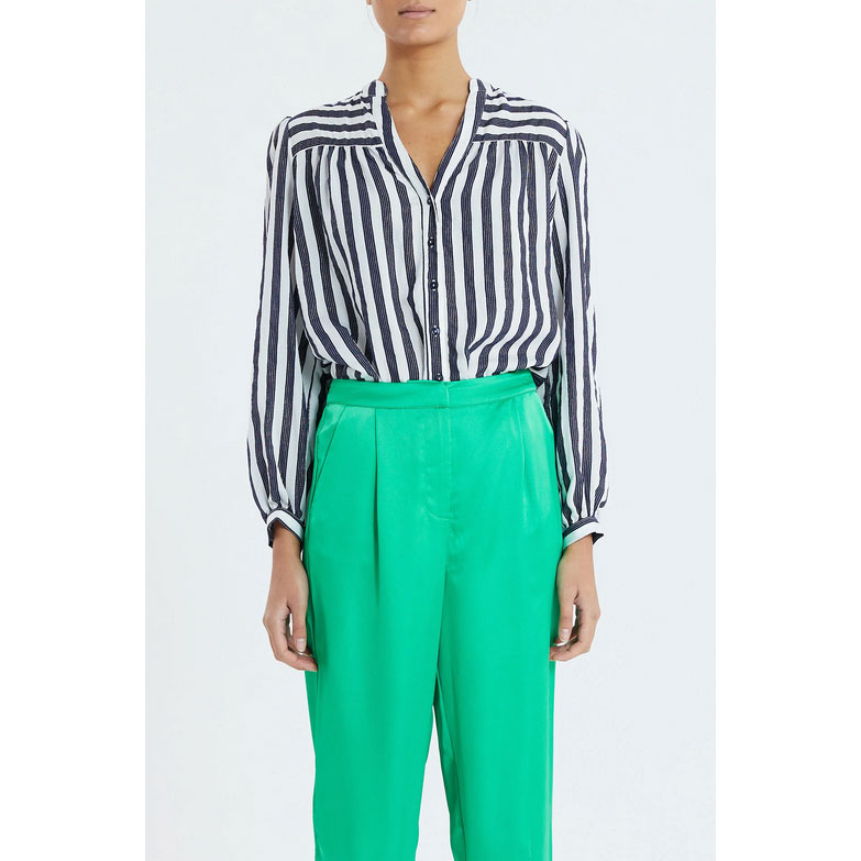 Lolly's Laundry Elif Bluse Dark Blue