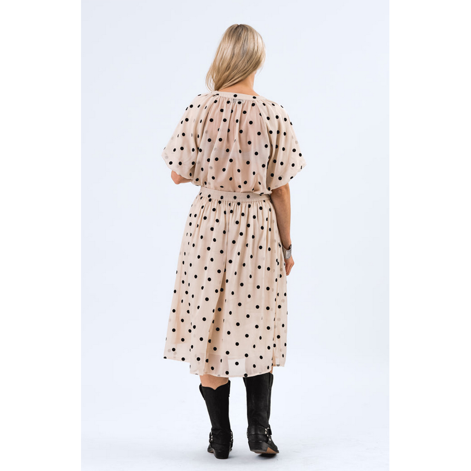 Lolly's Laundry Ella Midi Jupe Creme