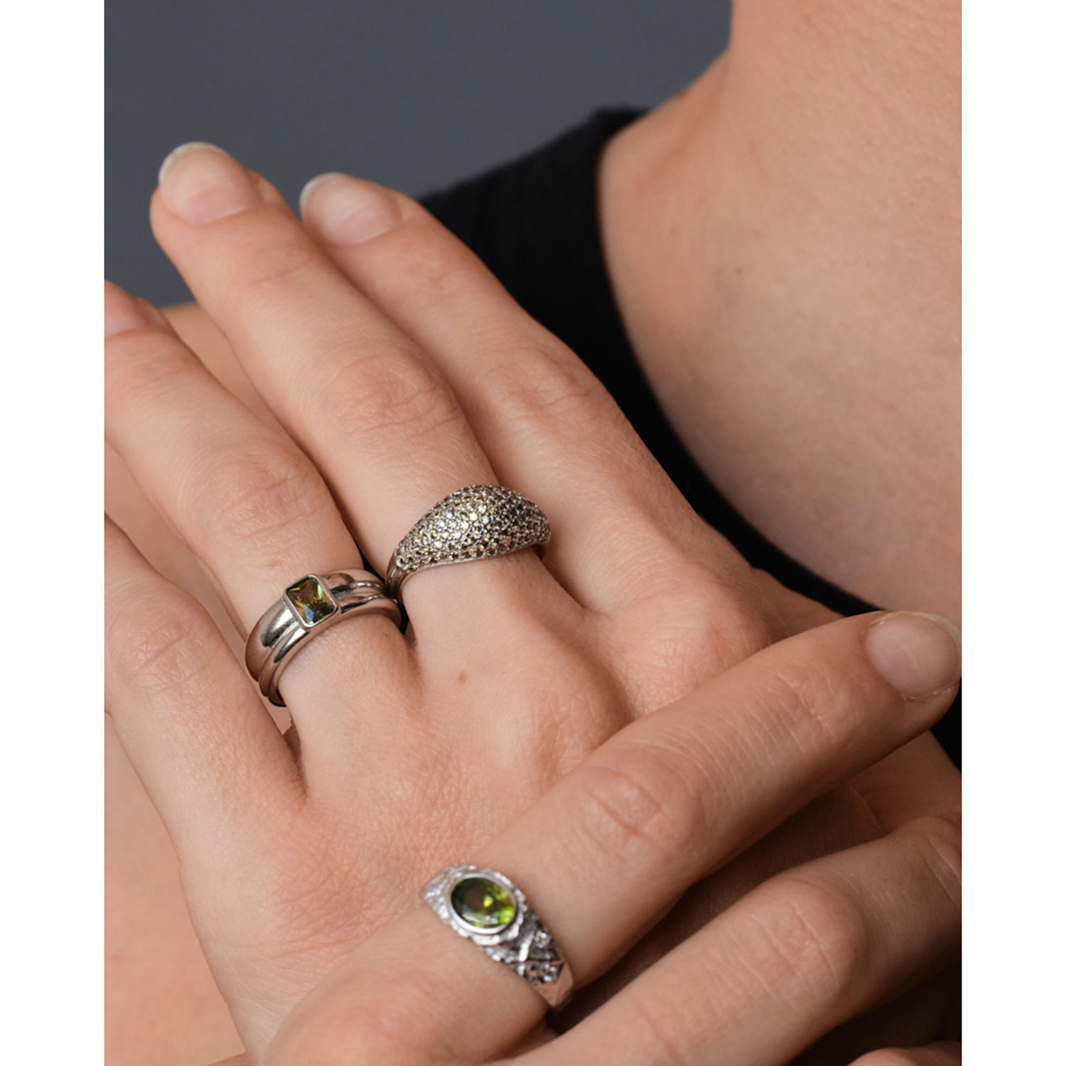 Philippa Studios Ella Peridot Philippa Studios Ring Silber