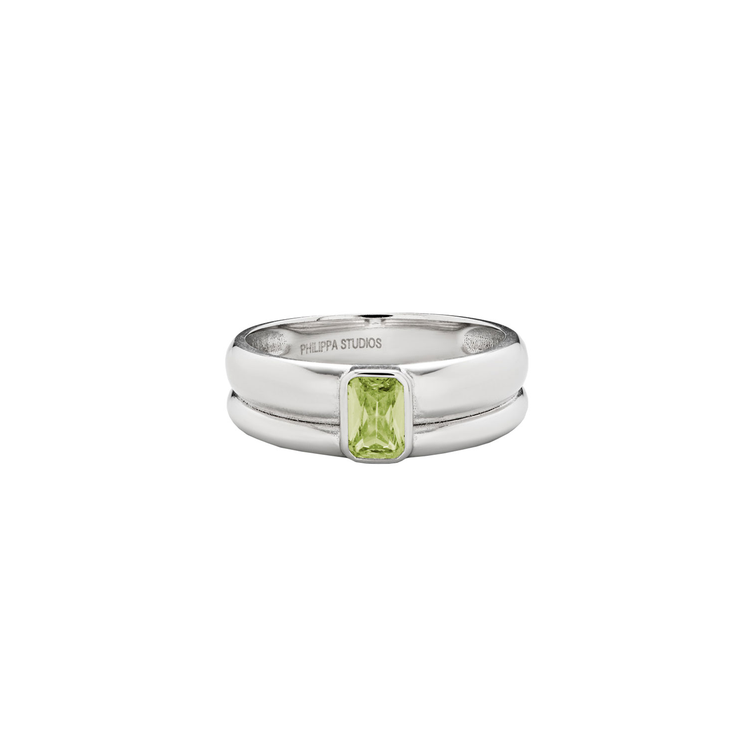 Ella Ring Peridot Silber