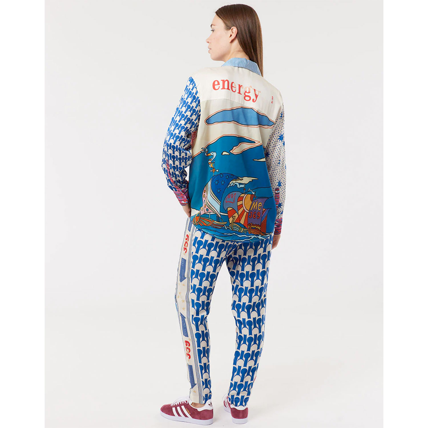 Me369 Ember Me369 Hose Mehrfarbig Model Hinten