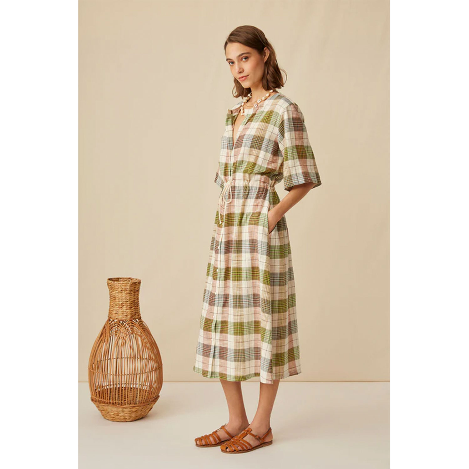 Harris Wilson Ernestine Kleid Car Menthe