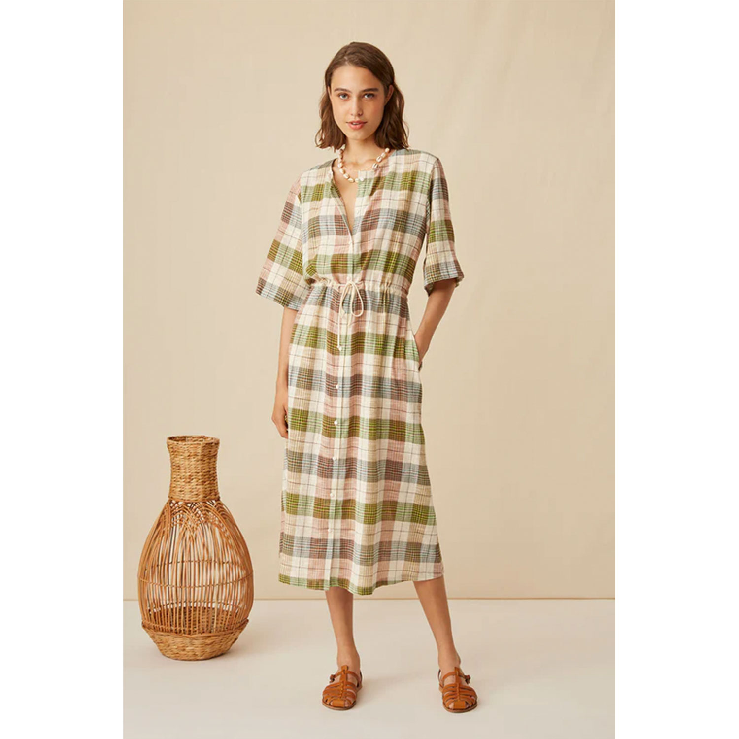 Harris Wilson Ernestine Kleid Car Menthe