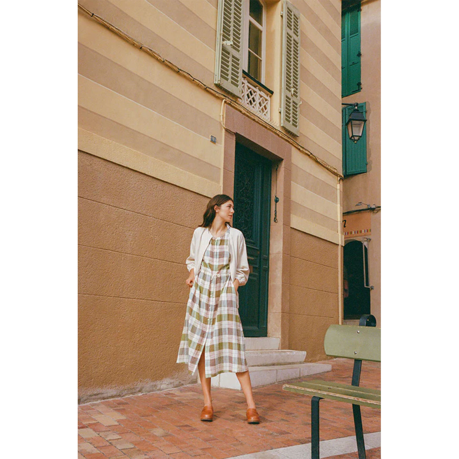 Harris Wilson Ernestine Harris Wilson Kleid kariert Model