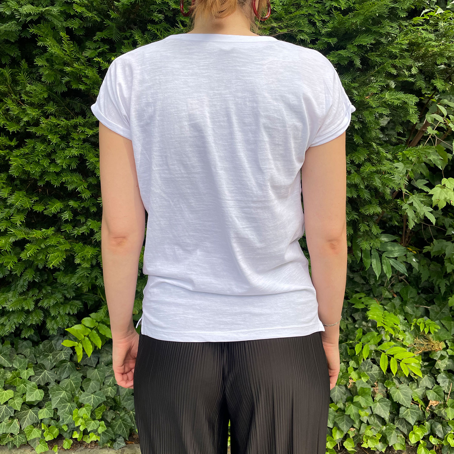 La Garçonne Vetements Espresso Martini La Garçonne Vetements T-Shirt Weiss Model hinten