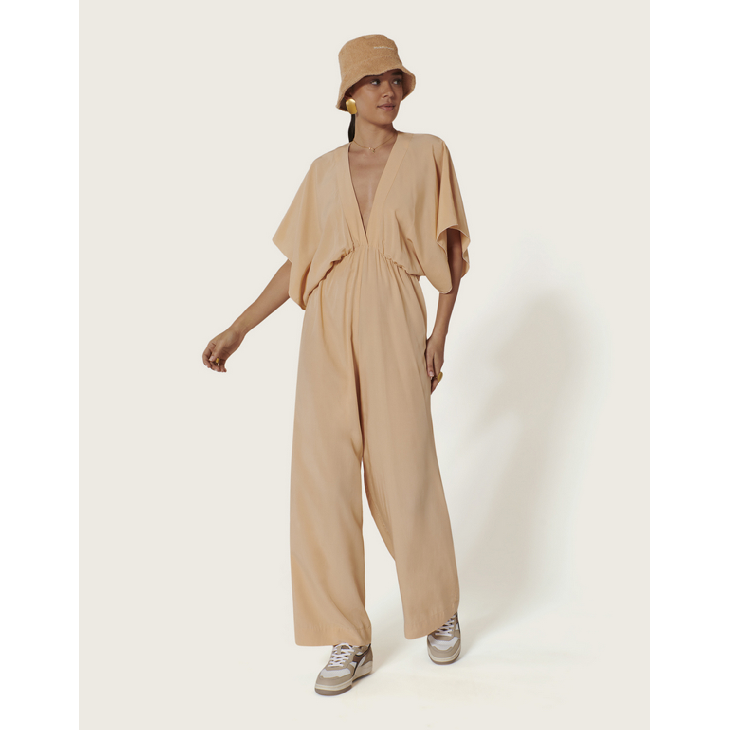 Karma Koma Etta Overall Champagne Rose