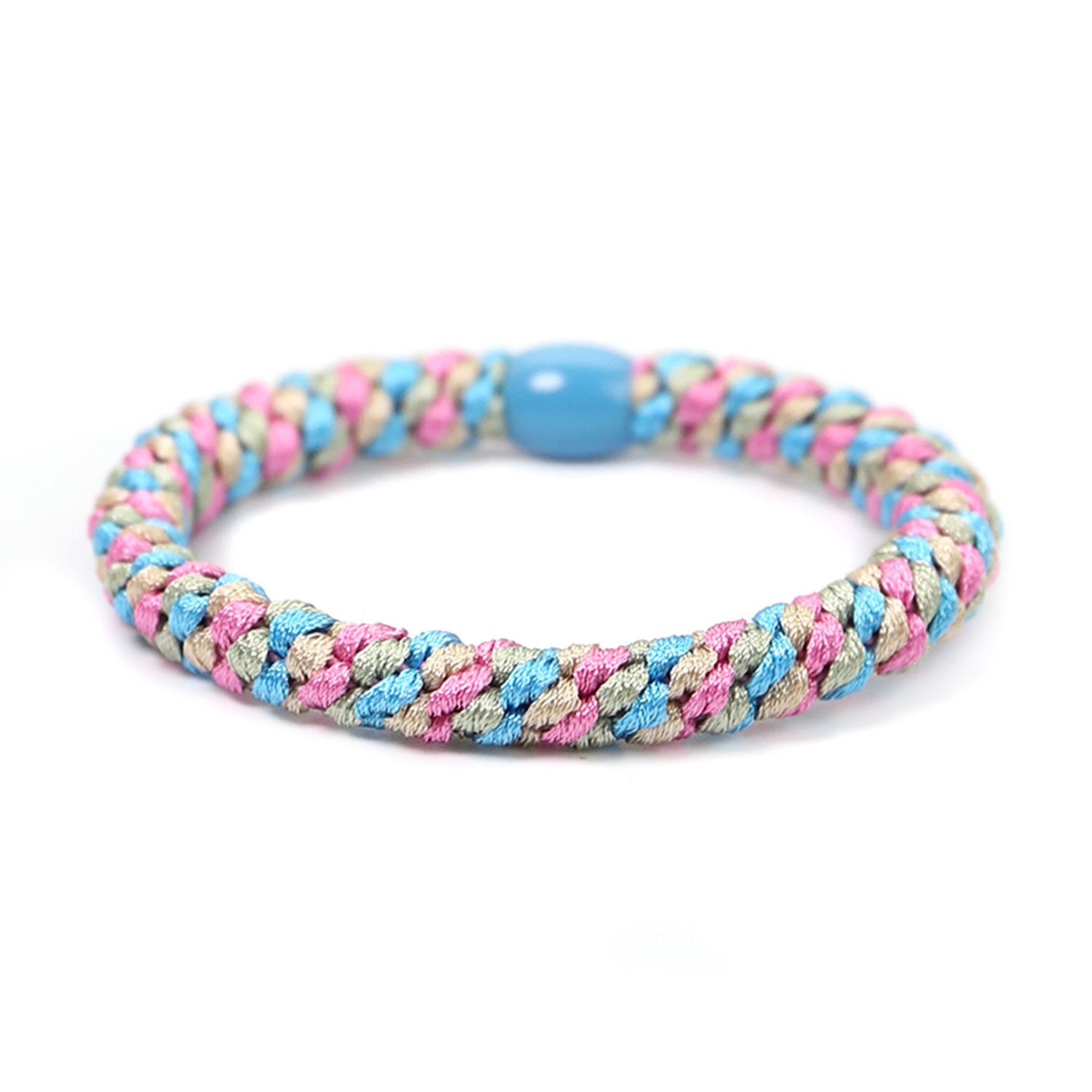 Haargummi Multi Blue Grey Pink