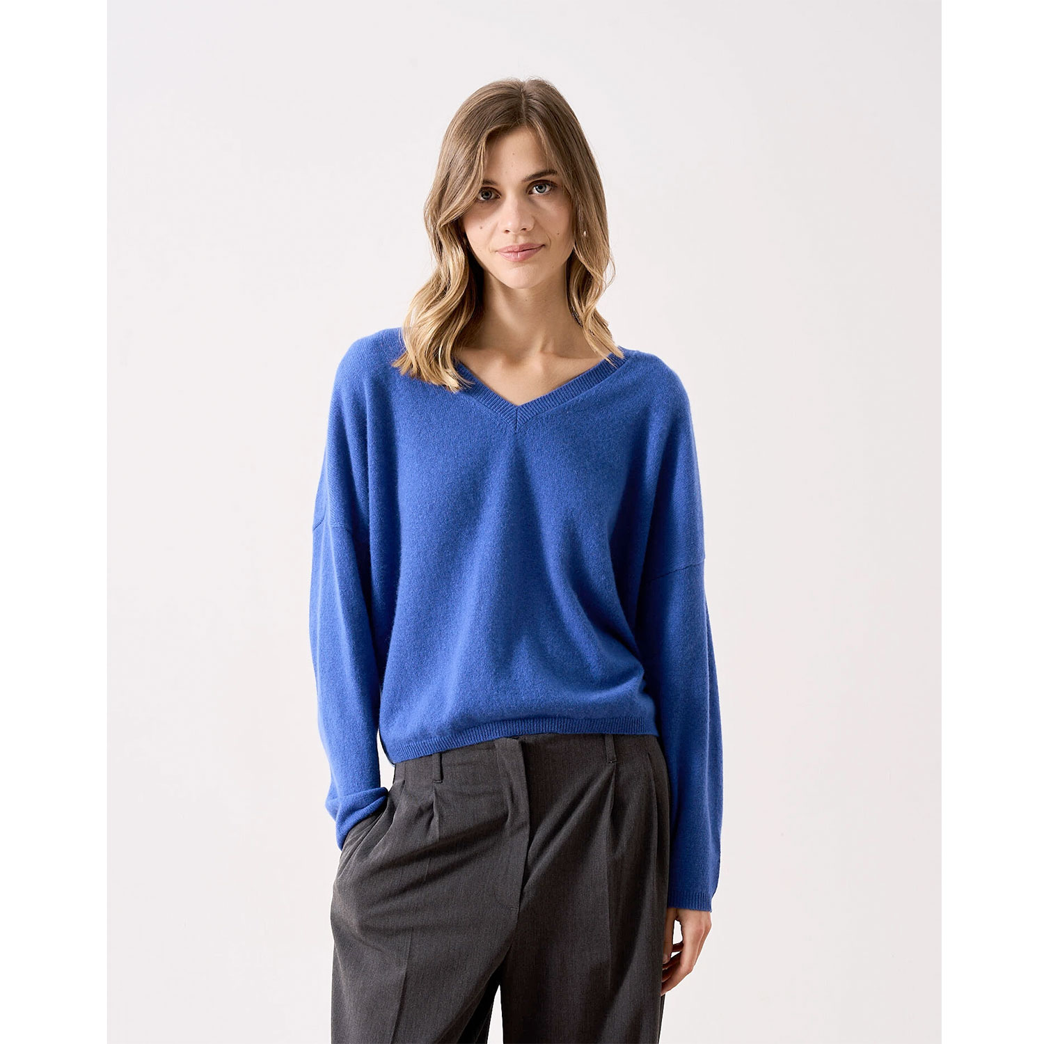 absolut cashmere Alicia Kaschmir-Pullover Fairy Blue