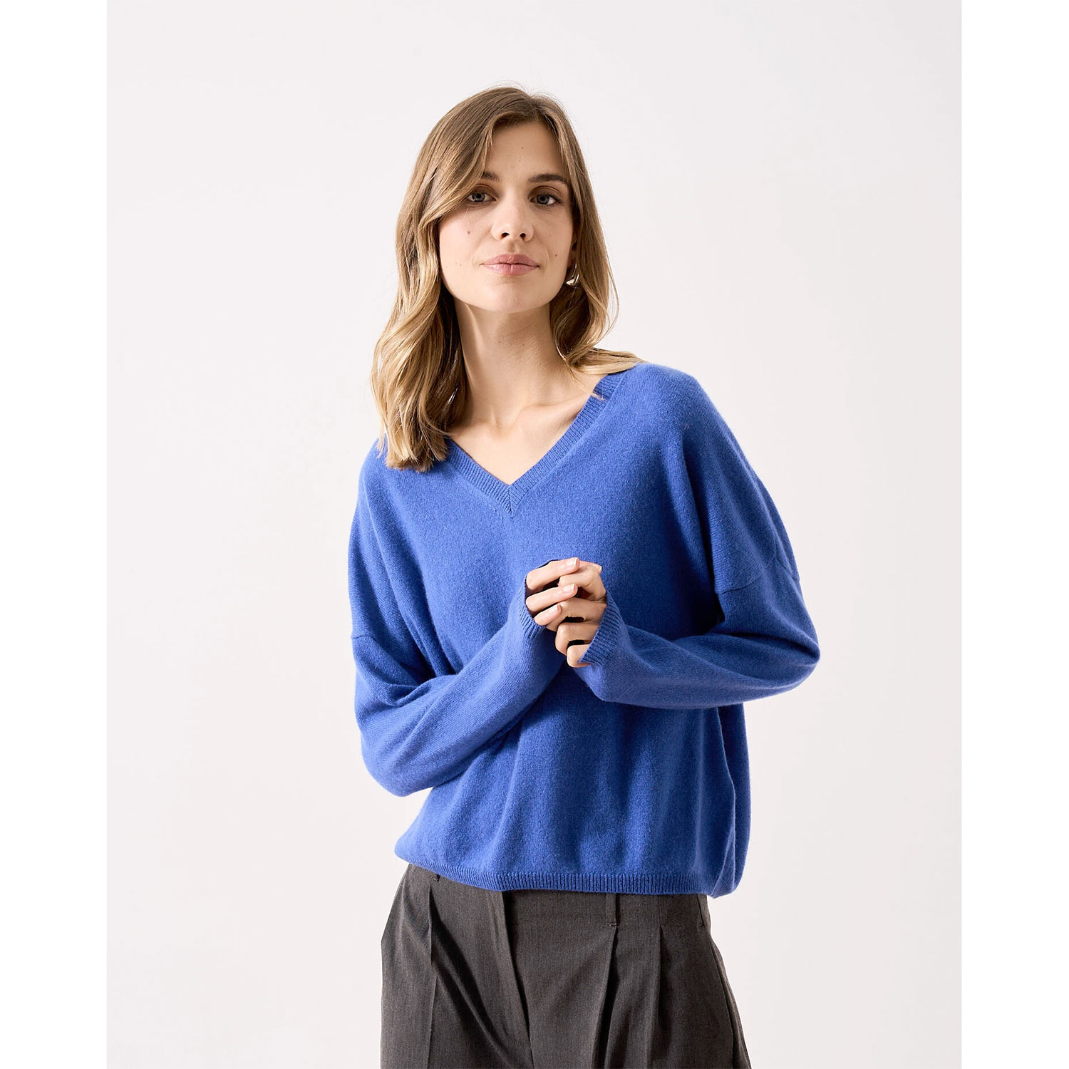absolut cashmere Alicia Kaschmir-Pullover Fairy Blue