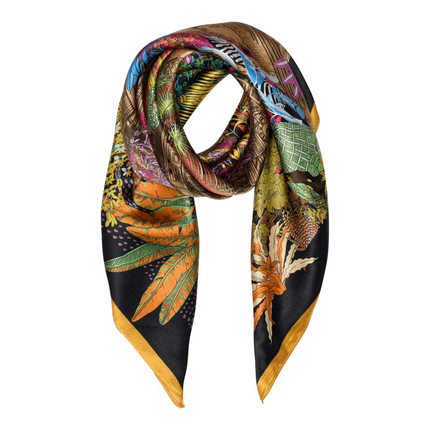Faith Seiden Foulard Golden Ochre