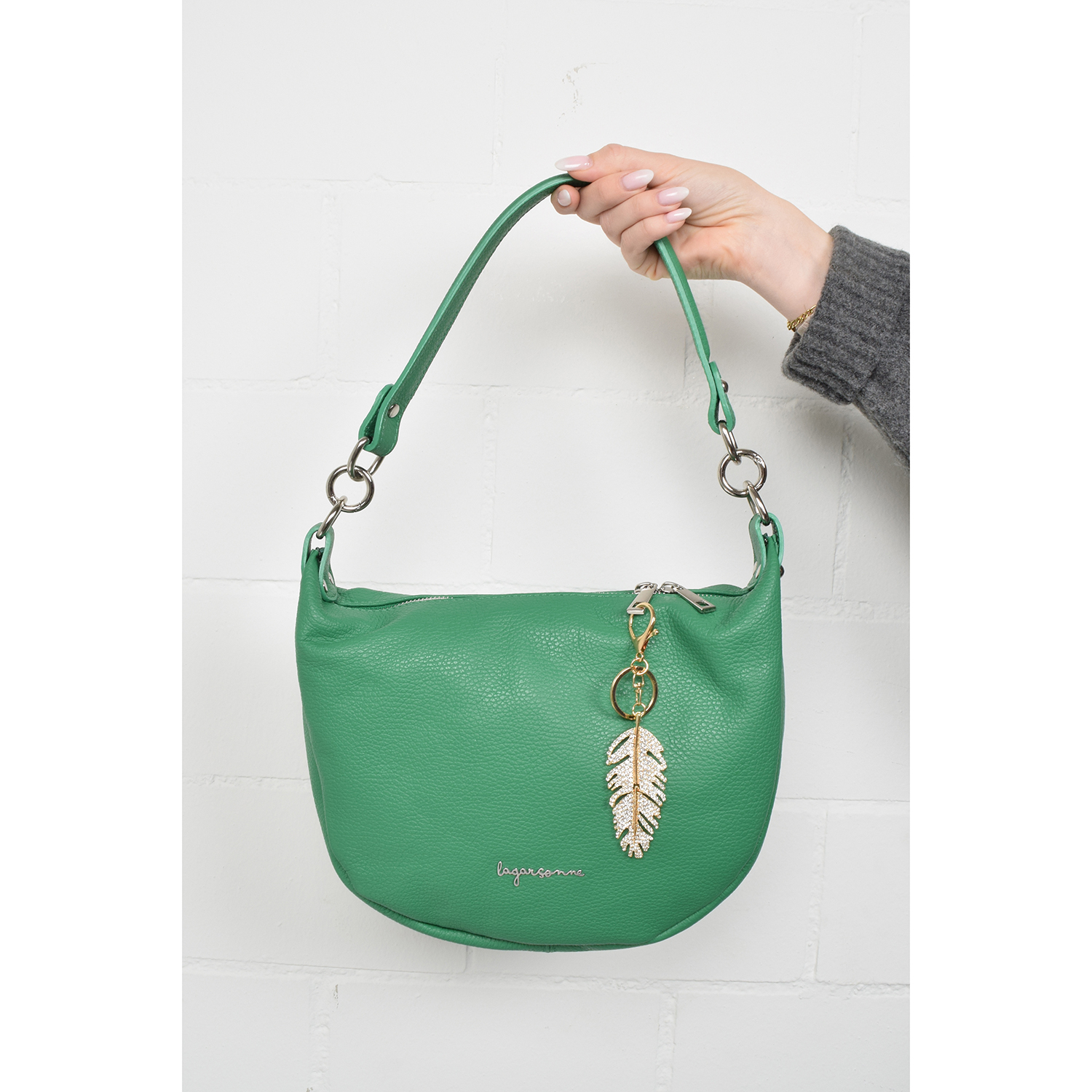 La Garçonne Accessoires Feather Charm Gold