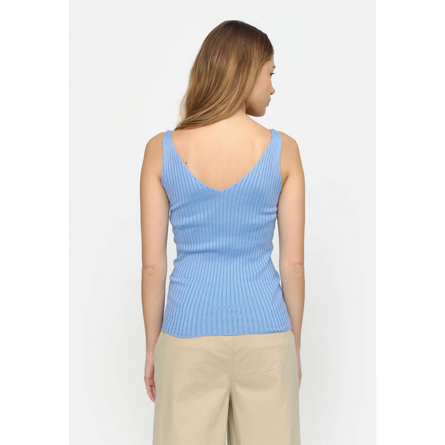 Soft Rebels Filo Soft Rebels Top Hellblau Model hinten