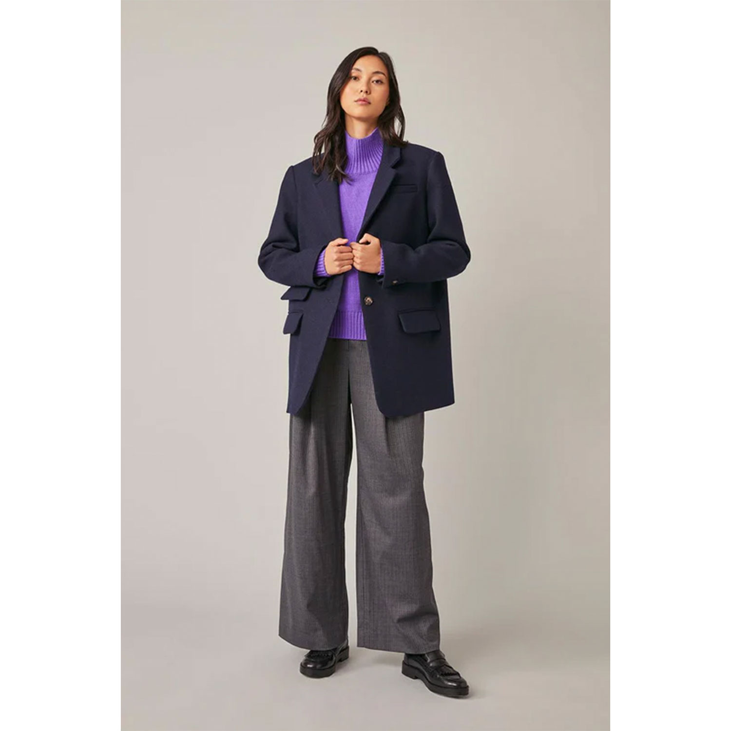 Harris Wilson Firenze Harris Wilson Blazer Dunkelblau Model vorne