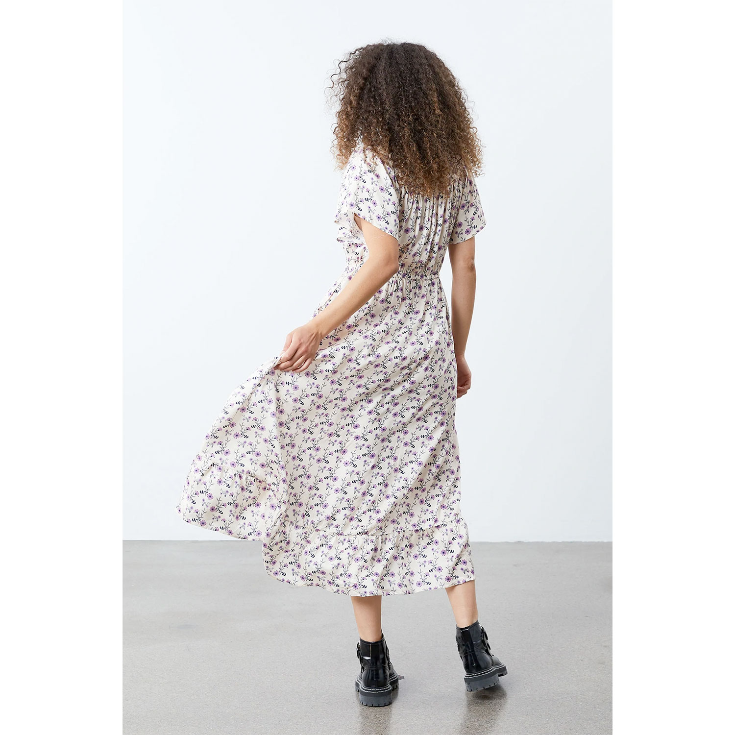 Lolly's Laundry Flora Kleid Creme