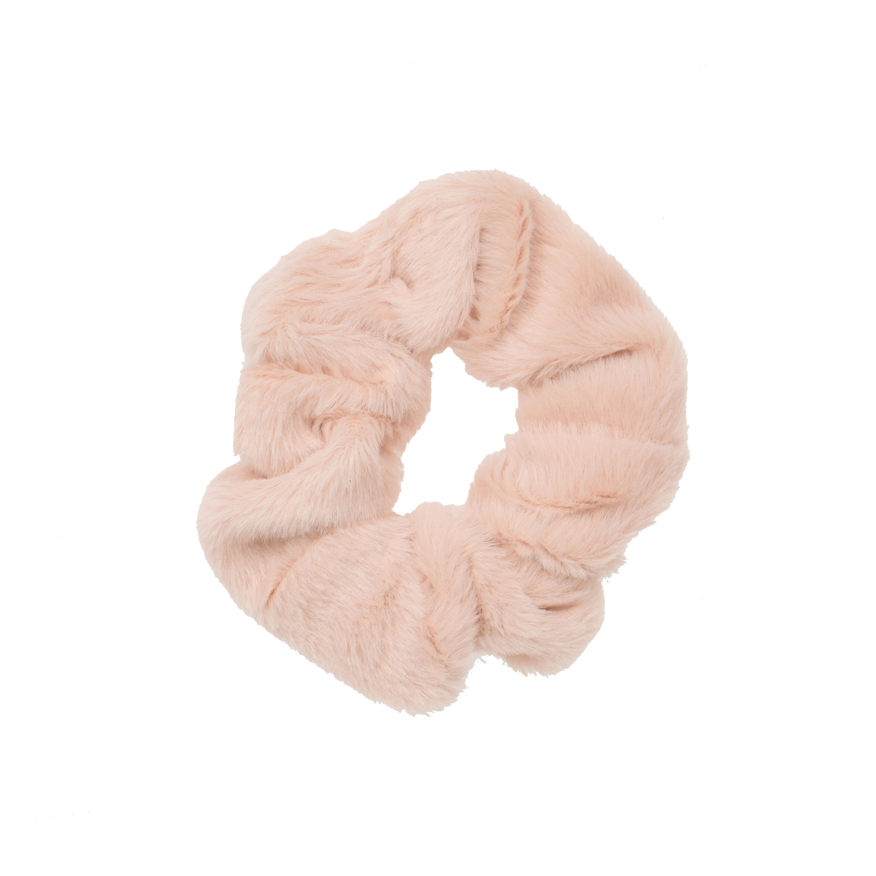 J'adore Fluffy Scrunchie in Hellrosa von J'adore vorne