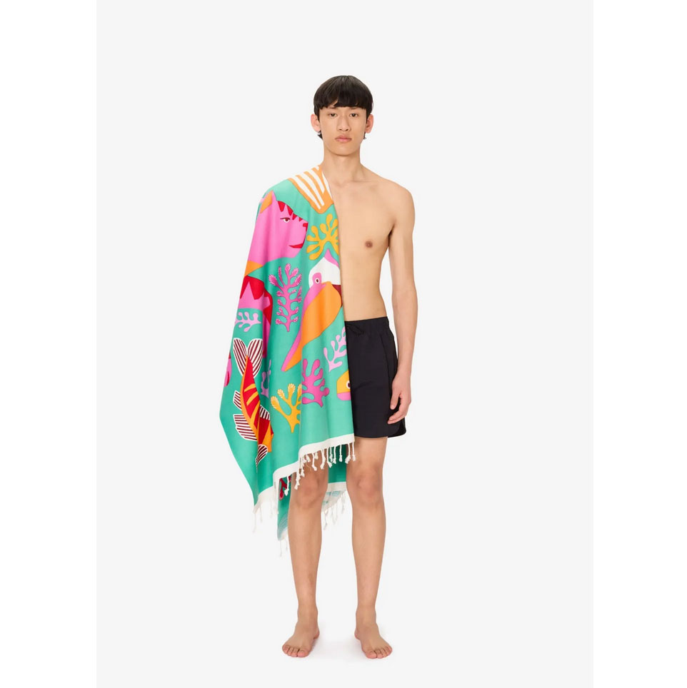 Inoui Editions Splash Fouta Turquoise