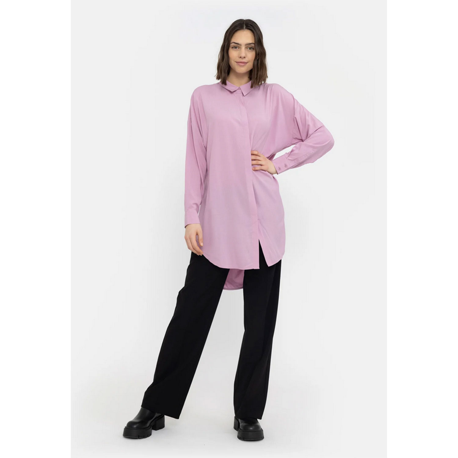 Soft Rebels Freedom Long Shirt Mauve Mist