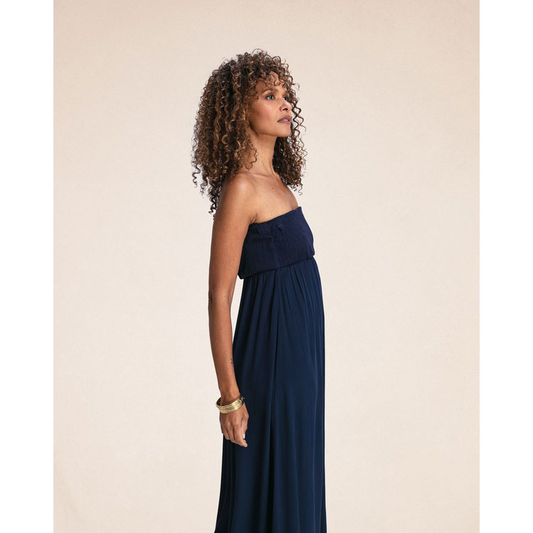 Karma Koma Funky Karma Koma Kleid Dunkelblau Model Seite