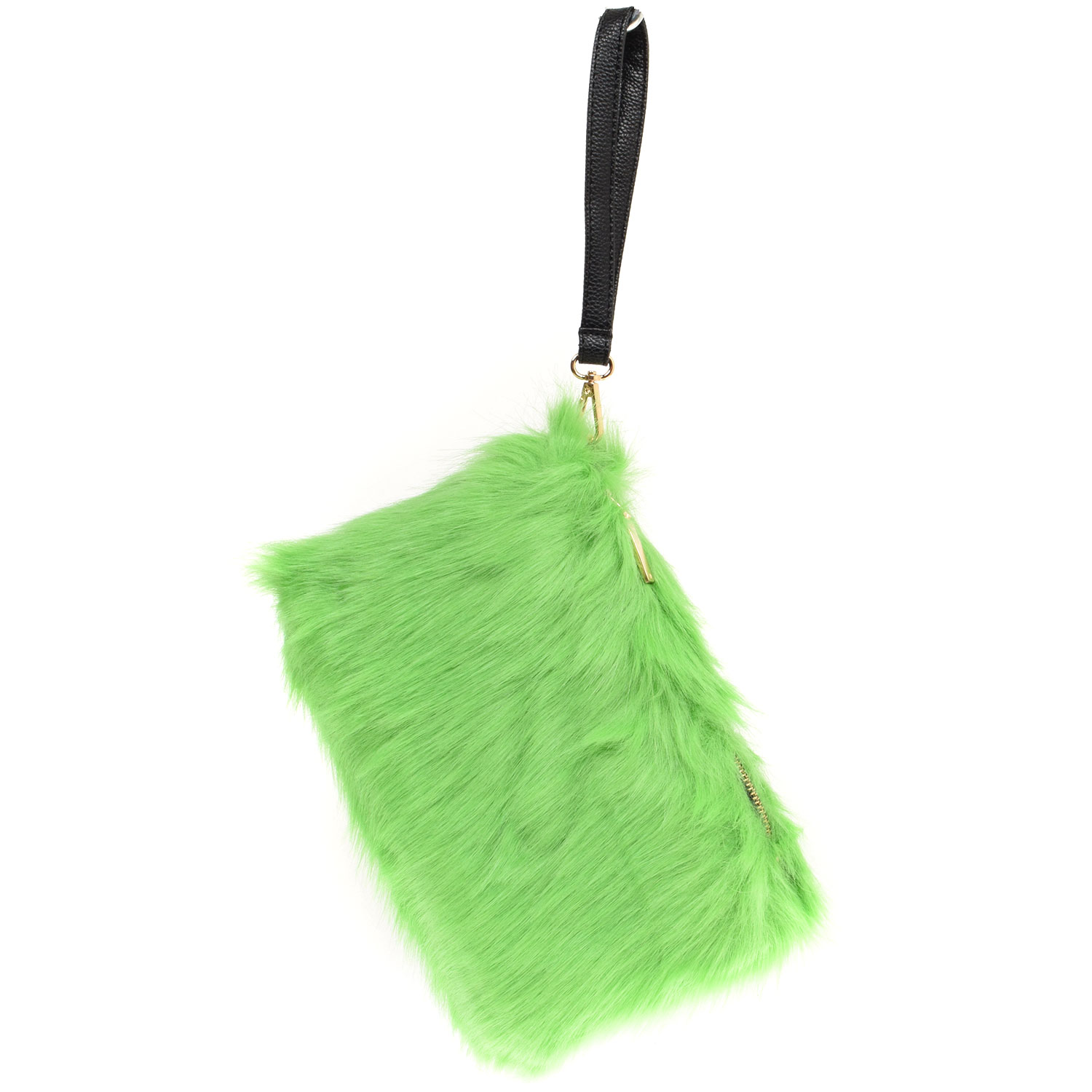 Furry Clutch Hellgrün